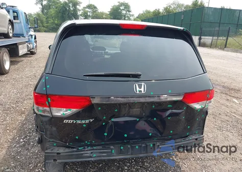 2014 Honda Odyssey Ex z USA, uszkodzony, nr VIN 5FNRL5H42EB134388